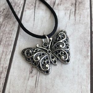 Butterfly 曆 Pendant Necklace ~ Filigree ~ Custom